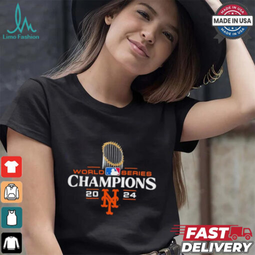 New York Mets 2024 World Series Champions trophy shirt