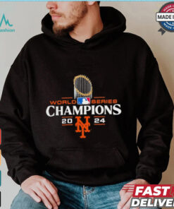 New York Mets 2024 World Series Champions trophy shirt