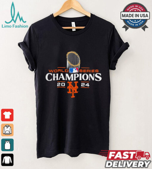 New York Mets 2024 World Series Champions trophy shirt