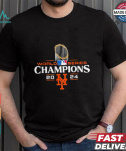 New York Mets 2024 World Series Champions trophy shirt