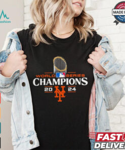 New York Mets 2024 World Series Champions trophy shirt