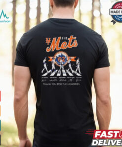 New York Mets 62 Years 1962 2024 Thank You For The Memories Walking Signatures T shirt