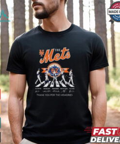 New York Mets 62 Years 1962 2024 Thank You For The Memories Walking Signatures T shirt