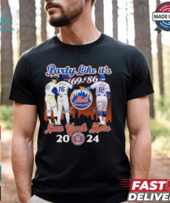 New York Mets Dwight Gooden Tom Seaver And Francisco Lindor Party Like It’s ’69 ’86 shirt