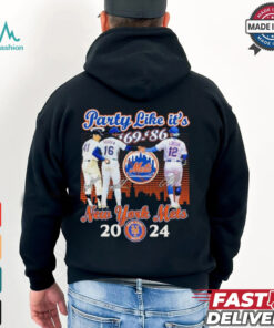 New York Mets Dwight Gooden Tom Seaver And Francisco Lindor Party Like It’s ’69 ’86 shirt