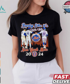 New York Mets Dwight Gooden Tom Seaver And Francisco Lindor Party Like It’s ’69 ’86 shirt