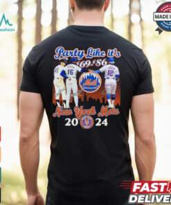 New York Mets Dwight Gooden Tom Seaver And Francisco Lindor Party Like It’s ’69 ’86 shirt