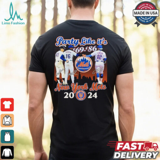New York Mets Dwight Gooden Tom Seaver And Francisco Lindor Party Like It’s ’69 ’86 shirt