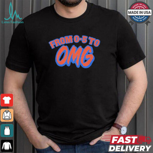 New York Mets From 05 To OMG T Shirt