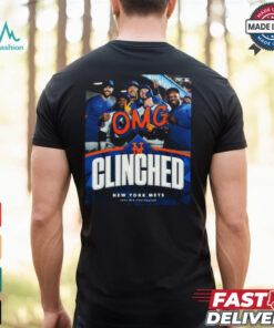 New York Mets OMG 2024 MLB Postseason Clinched shirt