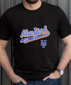 New York Mets Pro Standard Script Tail 2024 T shirt