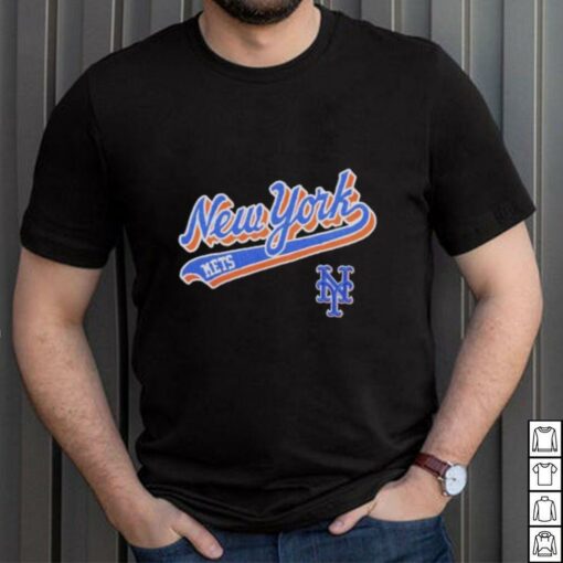 New York Mets Pro Standard Script Tail 2024 T shirt