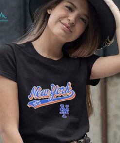 New York Mets Pro Standard Script Tail 2024 T shirt