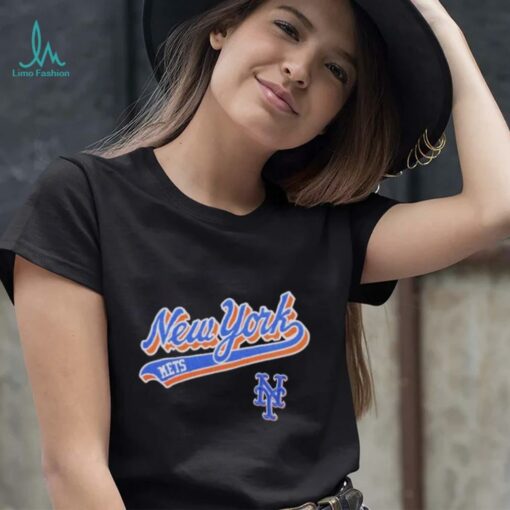 New York Mets Pro Standard Script Tail 2024 T shirt