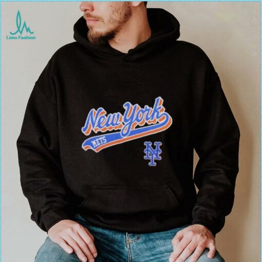 New York Mets Pro Standard Script Tail 2024 T shirt