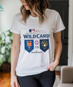 New York Mets Vs Milwaukee Brewers 2024 NL Wild Card Game T Shirt