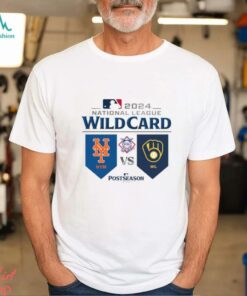 New York Mets Vs Milwaukee Brewers 2024 NL Wild Card Game T Shirt