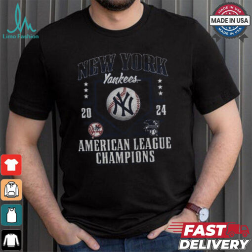 New York Yankees 2024 ALCS Champions Home Plate T Shirt