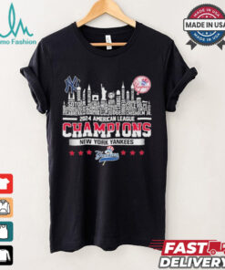 New York Yankees 2024 American League Champions Skyline T Shirt