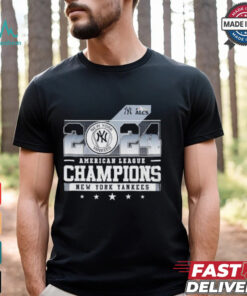 New York Yankees 2024 Champions American League shirt