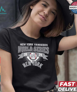 New York Yankees 2024 World Series Participant Arch Banner T Shirt