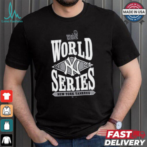 New York Yankees 2024 World Series Participant Diamond Stack T Shirt