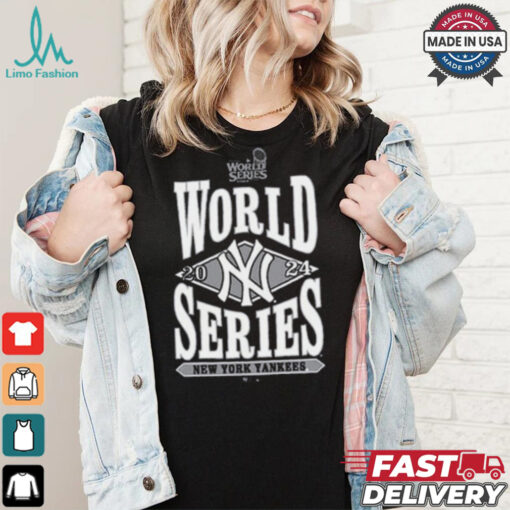 New York Yankees 2024 World Series Participant Diamond Stack T Shirt