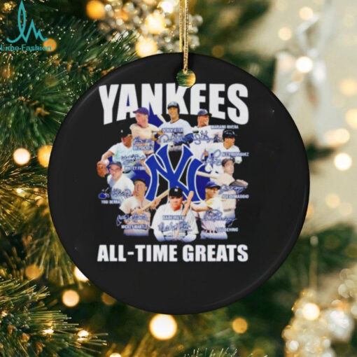 New York Yankees All Time Greats signatures shirt
