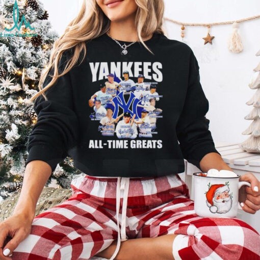 New York Yankees All Time Greats signatures shirt