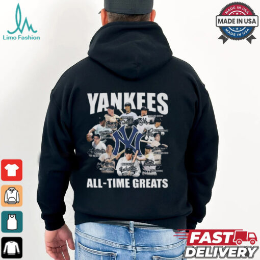New York Yankees All – Time Greats Signature Signatures T shirt