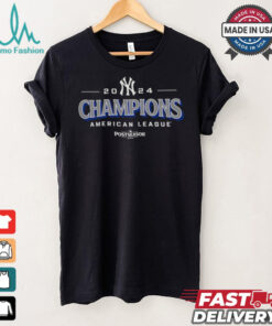 New York Yankees Fanatics 2024 American League Champions Roster T Shirt