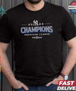 New York Yankees Fanatics 2024 American League Champions Roster T Shirt