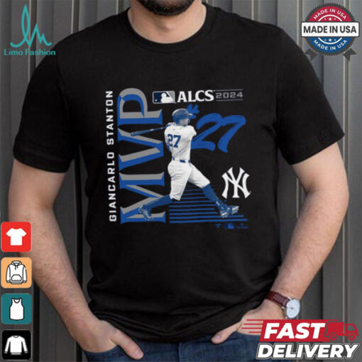 New York Yankees Giancarlo Stanton 2024 American League Championship Series MVP T Shirt