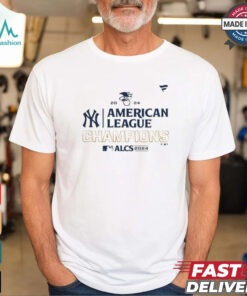 New York Yankees Heather 2024 ALCS American League Champions Locker Room t shirt