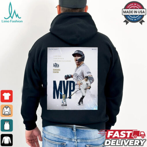 New York Yankees MLB 2024 ALCS Giancarlo Stanton MVP Poster t shirt