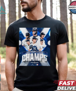 New York Yankees MLB American League Champs Postseason 2024 Poster t shirt