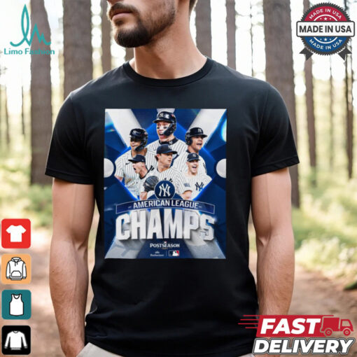 New York Yankees MLB American League Champs Postseason 2024 Poster t shirt