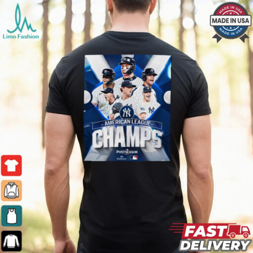 New York Yankees MLB American League Champs Postseason 2024 Poster t shirt