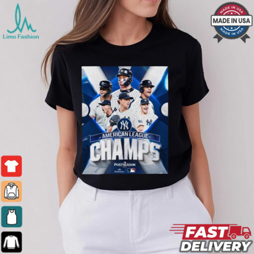 New York Yankees MLB American League Champs Postseason 2024 Poster t shirt