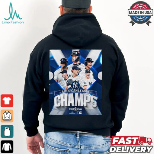 New York Yankees MLB American League Champs Postseason 2024 Poster t shirt