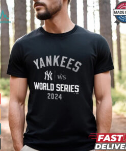 New York Yankees MLB WS 2024 World Series Arched Lockup t shirt