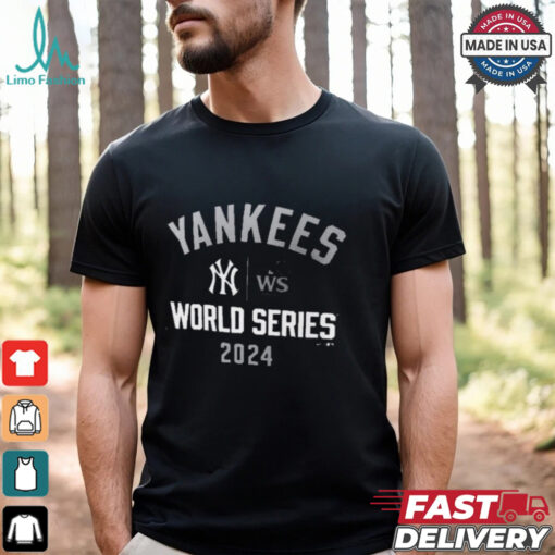 New York Yankees MLB WS 2024 World Series Arched Lockup t shirt