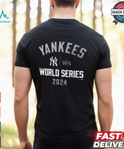 New York Yankees MLB WS 2024 World Series Arched Lockup t shirt