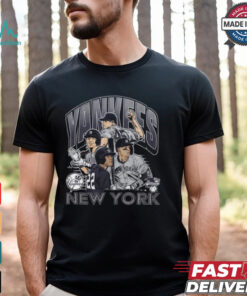 New York Yankees Multi Player MLB Painting t shirt