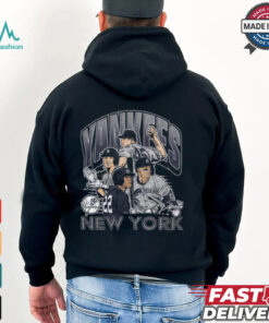 New York Yankees Multi Player MLB Painting t shirt