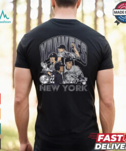 New York Yankees Multi Player MLB Painting t shirt