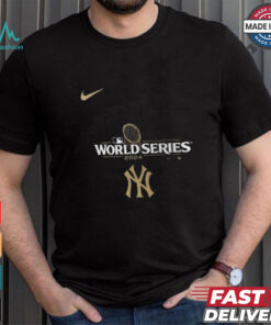 New York Yankees Nike 2024 World Series Trophy T Shirt