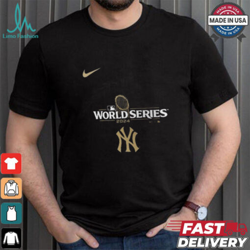 New York Yankees Nike 2024 World Series Trophy T Shirt