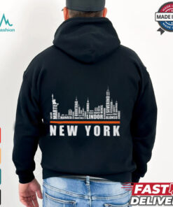 New York Yankees Skyline Baseball Shirt