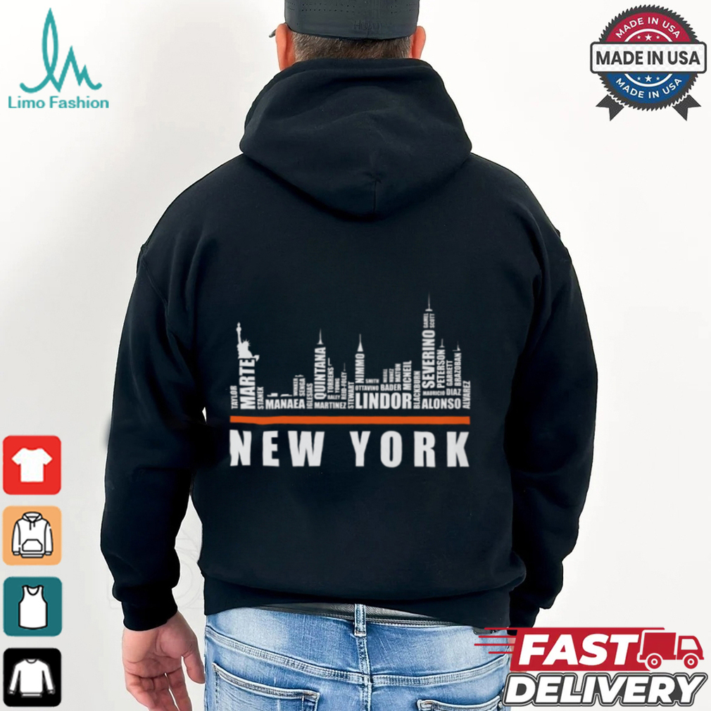 New York Yankees Skyline Baseball Shirt New York Yankees Skyline Baseball Shirt